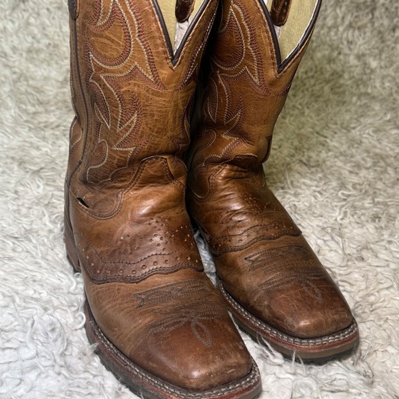 Double-H Jase DH3560 Square Toe Western Work Boots |Size 8 - Picture 7 of 15